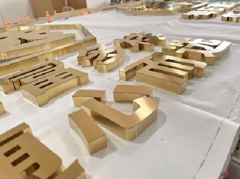 北碚拉丝不锈钢字的特点。